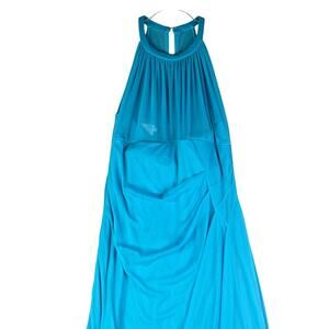 David's Bridal Blue Formal Gown Women's Size‎ 6